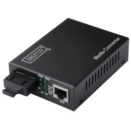 DIGITUS Fast Ethernet Medienkonverter, RJ45/SC, Singlemode