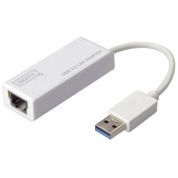 DIGITUS USB 3.0 auf Gigabit Ethernet Adapter, wei