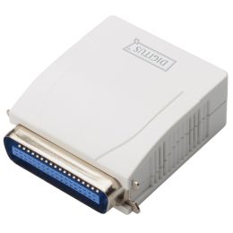 DIGITUS Fast Ethernet Printserver, parallel, wei