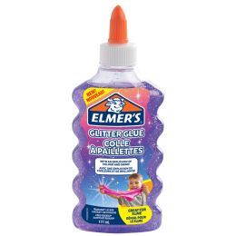 ELMERS Glitzerkleber Glitter Glue violett, 177 ml