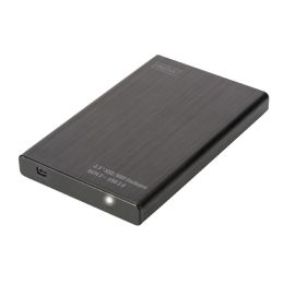DIGITUS 2,5 SATA Festplatten-Gehuse, USB 2.0, schwarz