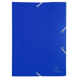 EXACOMPTA Eckspannermappe Opaque Eco, DIN A4, PP, blau