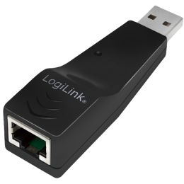 LogiLink USB 2.0 auf RJ45 Fast Ethernet Adapter, schwarz