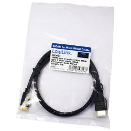 LogiLink HDMI Kabel, A-Stecker - C-Stecker Mini, 1,5 m