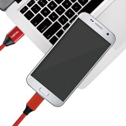 LogiLink USB 2.0 Kabel, USB-A - Micro-USB Stecker, 0,3 m