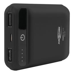 ANSMANN Mobiler Zusatzakku Powerbank 10.8 mini, schwarz