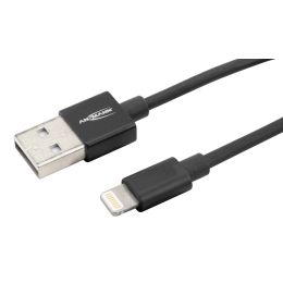 ANSMANN Daten- & Ladekabel, Apple-Lightning - USB-A, 200 cm