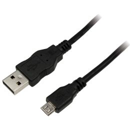 LogiLink USB 2.0 Kabel, USB-A - USB-B Micro Stecker, 0,6 m