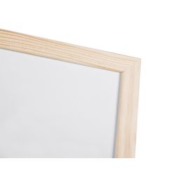 Bi-Office Weißwandtafel mit Holzrahmen, 900 x 600 mm