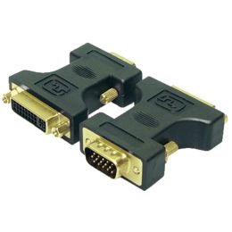 LogiLink Adapter, 15 Pol VGA Stecker - DVI-Kupplung 24+5 Pol