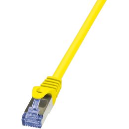 LogiLink Patchkabel, Kat. 6A, S/FTP, 0,5 m, gelb