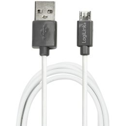 LogiLink USB 2.0 Kabel, USB-A - Micro USB-B Stecker, 1,8 m