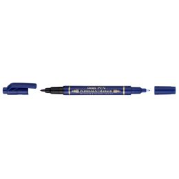 Pentel Permanent-Marker Pen, Doppelspitze, blau