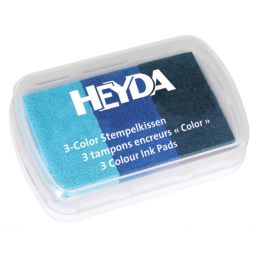 HEYDA Stempelkissen 3-Color, gelb/orange/rot