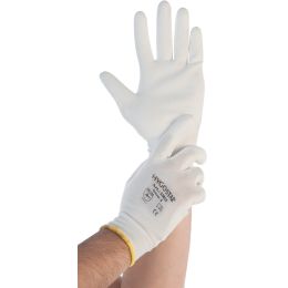 HYGOSTAR Arbeitshandschuh Ultra Flex Hand, wei, XL