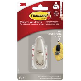 3M Command Metall-Haken Classic, Gre: L, silber