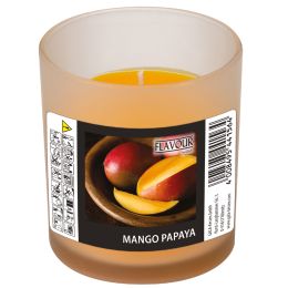 FLAVOUR by Gala Duftkerze im Glas Mango-Papaya