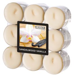 FLAVOUR by Gala Duft-Teelichter Sandalwood-Vanilla
