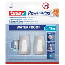 tesa Powerstrips Haken WATERPROOF Small Metall/Plastik