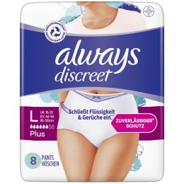 always discreet Inkontinenz-Höschen Pants Plus, Größe: L