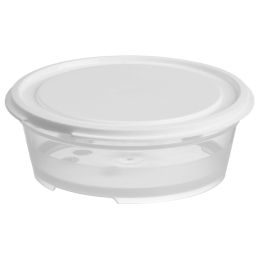 GastroMax Frischhaltedose, 0,3 Liter, transparent/weiß