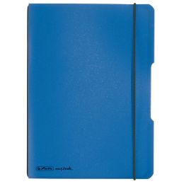 herlitz Notizheft my.book flex, A5, PP-Cover, blau