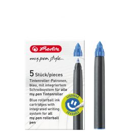 herlitz Tintenroller-Patronen my.pen, königsblau