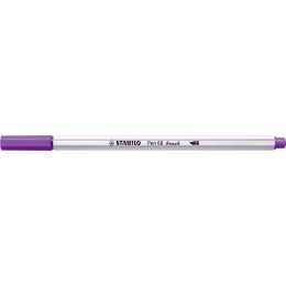 STABILO Pinselstift Pen 68 brush, mittelgrau