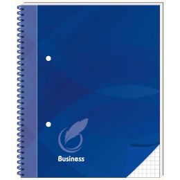RNK Verlag Spiralbuch Business blau, DIN A5, kariert