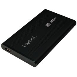 LogiLink 2,5 SATA Festplatten-Gehuse, USB 2.0, silber