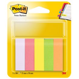 Post-it Pagemarker aus Papier, 20 x 38 mm, Neonfarben