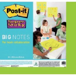 Post-it Super Sticky Big Notes, 279 x 279 mm, ultragelb