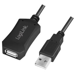 LogiLink USB 2.0 Aktives Verlngerungskabel, 5,0 m