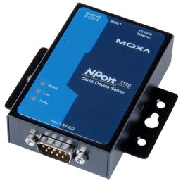 MOXA Serial Device Server, 1 Port, RS-232, Nport-5110