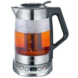 SEVERIN Tee- / Wasserkocher WK 3479 DELUXE, Glas / Edelstahl