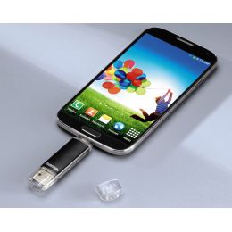 hama USB 3.0 OTG Speicherstick FlashPen Laeta Twin, 64 GB