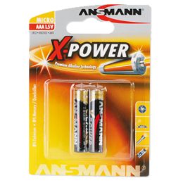 ANSMANN Alkaline Batterie X-Power, Micro AAA, 2er Blister