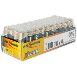 ANSMANN Alkaline Batterie X-Power, Mignon AA, 4er Blister