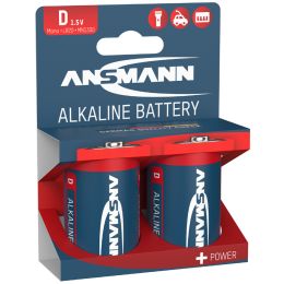 ANSMANN Alkaline Batterie RED, Mono D, 2er Blister