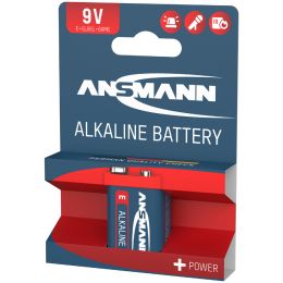 ANSMANN Alkaline RED Batterie, 9V E-Block