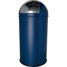 helit Metall-Abfalleimer the dome, 30 Liter, wei