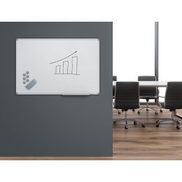 MAUL Weiwandtafel MAULstandard Emaille, 1.800 x 900 mm