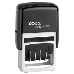COLOP Datumstempel Printer S260, 2-zeilig, konfigurierbar