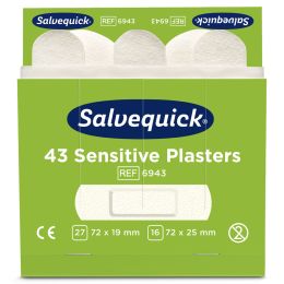 CEDERROTH Salvequick Pflaster-Nachfüllpackung, sensitiv