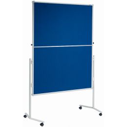 MAUL Moderationstafel professionell, klappbar, blau/Weiwand