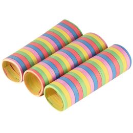 PAPSTAR Luftschlangen Stripes, aus Papier, 5 Farben