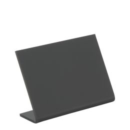 Securit Tischaufsteller L-SHAPE, DIN A6, schwarz