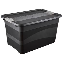 keeeper Aufbewahrungsbox eckhart, 52 Liter, graphite/rot