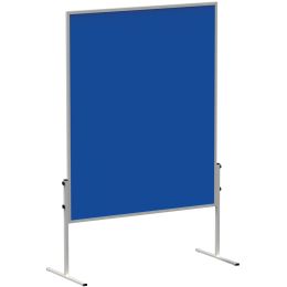 MAUL Moderationstafel solid, 1.500 x 1.200 mm, Filz blau
