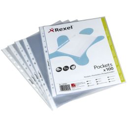 REXEL Prospekthlle Top Quality, A4, PP, glasklar, 0,08 mm